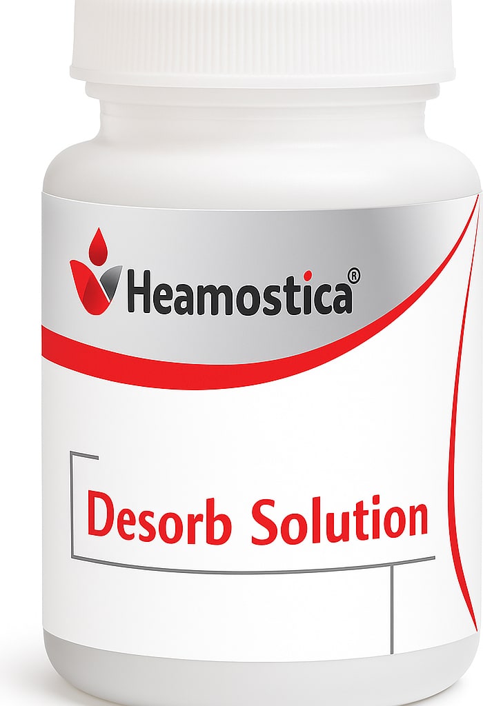 Hemostica Desorb Solution bottle